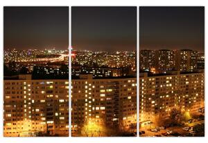 Nočné mesto - obraz (Obraz 120x80cm)