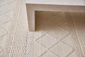 Diamond Carpets koberce Ručne viazaný kusový koberec Geneva DE 7951 White Mix - 200x290 cm