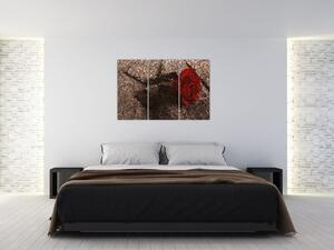 Abstraktný obraz ruže na stenu - obraz (Obraz 120x80cm)