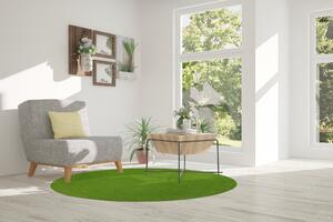 Vopi koberce Kusový koberec Eton zelený 41 guľatý - 300x300 (priemer) kruh cm