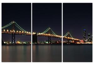 Most cez rieku - obraz (Obraz 120x80cm)