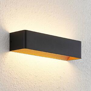 Arcchio Karam nástenná LED, 36,5 cm, čierna