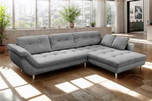 ROHOVÁ SEDAČKA, plast, textil, kompozitné drevo, tmavosivá Livetastic - Sedačky, Online Only