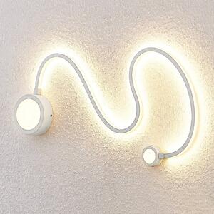 Lindby Rion nástenné LED svietidlo, biele
