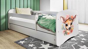 POSTEĽ PRE DETI A MLÁDEŽ 80/160 cm, biela MID.YOU - Detské izby, Online Only