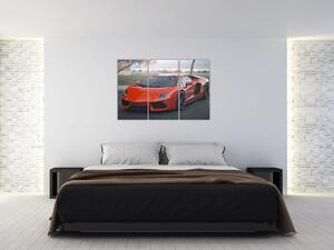 Obraz červeného Lamborghini (Obraz 120x80cm)