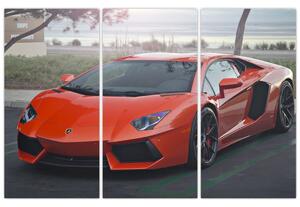 Obraz červeného Lamborghini (Obraz 120x80cm)