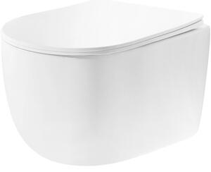 Rea Eddy, závesné záchodová misa Tornado Rimless 525x360x360 mm so sedátkom, REA-C6560