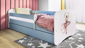 POSTEĽ PRE DETI A MLÁDEŽ 80/160 cm, modrá, biela MID.YOU - Detské izby, Online Only