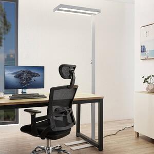Stojacia lampa Arcchio LED Logan Pro, biela, senzor, stmievateľná