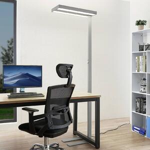 Stojacia lampa Arcchio LED Logan Pro, strieborná, senzor, stmievateľná