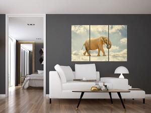 Slon na lane, obraz (Obraz 120x80cm)