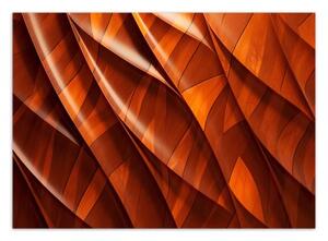 Fototapeta, Oranžová textura 3D - 400x280 cm