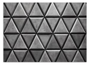 Fototapeta, Geometrické trojúhelníky 3D - 400x280 cm