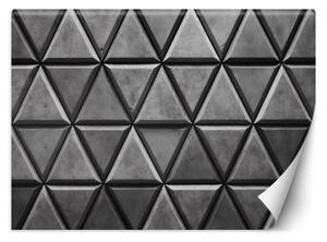 Fototapeta, Geometrické trojúhelníky 3D - 400x280 cm