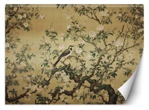 Fototapeta, Pták abstraktní chinoiserie - 300x210 cm
