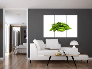 Zelené papričky - obraz (Obraz 120x80cm)