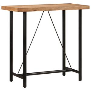 Barový stôl 110x55x107 cm masívna akácia a železo