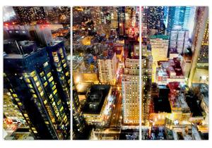 Nočné mesto, obrazy (Obraz 120x80cm)