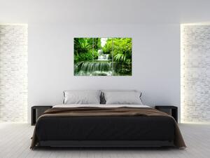 Vodopád v prírode, obraz (Obraz 120x80cm)