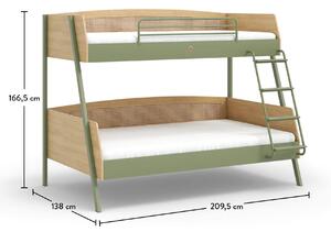 Cilek Študentská poschodová posteľ (90x200-120x200 cm) Loof
