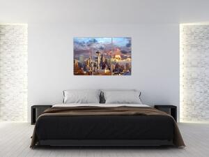 Panoráma mesta - obrazy (Obraz 120x80cm)