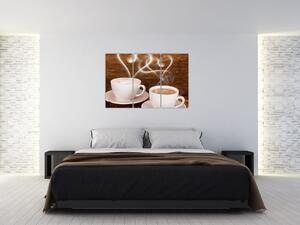 Kávové šálky - obrazy (Obraz 120x80cm)
