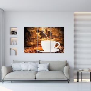 Šálka ??kávy, obrazy (Obraz 120x80cm)
