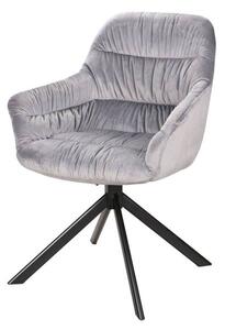 Jedálenská stolička OSTURAO 1 sivá/čierna