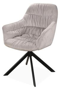 Jedálenská stolička OSTURAO 1 svetlosivá/čierna