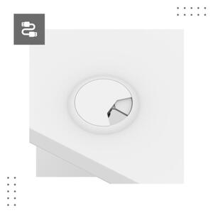 Elektrický výškovo nastaviteľný stôl Mark Adler Leader 7.6 biely
