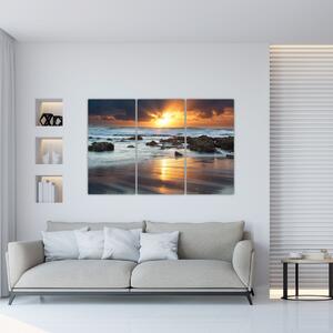 Západ slnka pri mori, obraz (Obraz 120x80cm)
