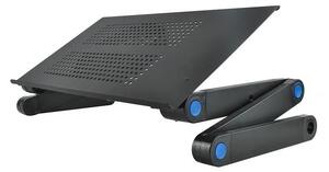 Flexibilný stolík na notebook - s ventilátorom