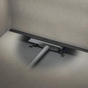 SET Sprchový žľab Kaldewei Flowline Zero 90 cm nerez čierna matná 940000010676+687744810000
