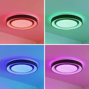 Lindby Smart LED stropné svietidlo Gamino, Tuya RGBW CCT 48 cm