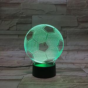 3Dmix 3DL-BTB041 – 3D LED nočná lampa - Futbalová lopta (Bluetooth reproduktor - farba biela)