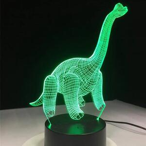 3Dmix 3DL-DRGB045 – 3D LED nočná lampa - Diplodokus (Dual RGB)