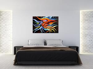 Abstraktné umenie - obraz (Obraz 120x80cm)