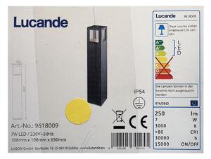 Lucande Lucande - LED Vonkajšia lampa NICOLA LED/7W/230V IP54 LW0713 + záruka 3 roky zadarmo