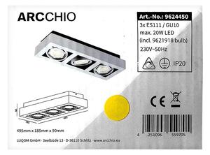 Arcchio Arcchio - LED Stropné svietidlo RONKA 3xGU10/11,5W/230V LW1237 + záruka 3 roky zadarmo