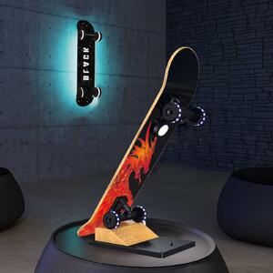 Skateboardové nástenné LED Easy Cruiser Black