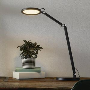 LED lampa na písací stôl Regina stmievač, čierna