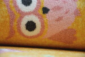 Dywany Lusczow Detský kusový koberec LITTLE OWL žltý