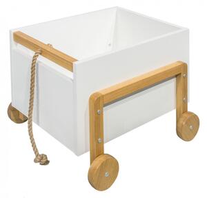 Kocot kids Detský úložný box Victor 60 cm biely