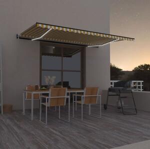 Maison Exclusive – Elektrická markíza s LED osvetlením a senzorom, 5 x 3,5 m