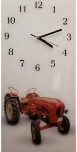 Nástenné hodiny traktor 30x60cm VI - plexi