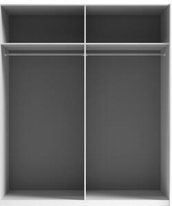 COLORADO - skriňa - 215x210x60 cm, Vnútro skrine ako na obrázku, dub sonoma/biela