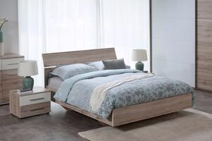SYDNEY posteľ - 160x200 cm, dub bergamo