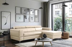 ROHOVÁ SEDAČKA, textil, koža, sivá Livetastic - Sedačky, Online Only