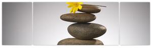 Relaxačné obraz - kamene (Obraz 170x50cm)